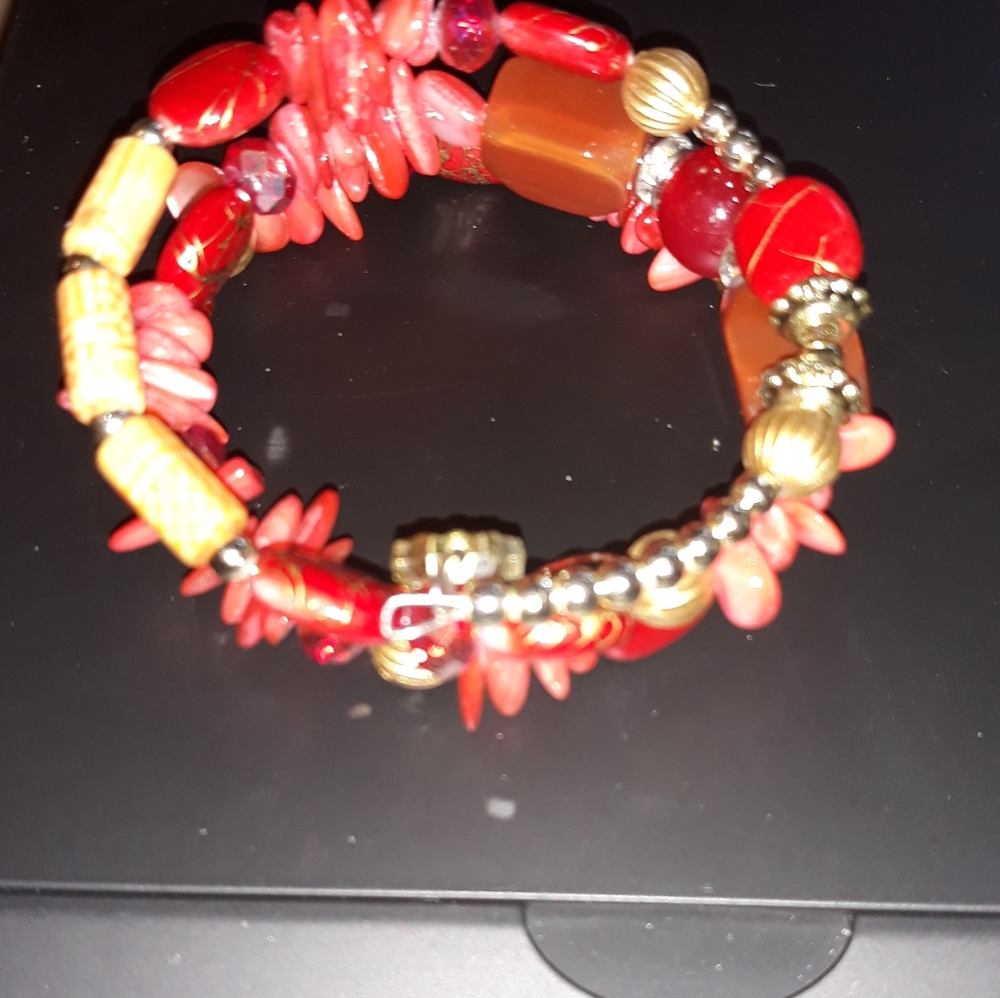 Handmade Memory Bracelet Red